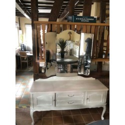 Table de salon chêne peint 
