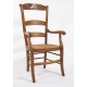 Fauteuil Louis-Philippe haut dossier canard sculpté