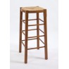 Tabouret de bar sans dossier en chêne