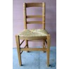 Chaise numéro 7 pro barres droites en hêtre