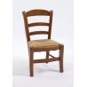 Chaise enfant Louis-Philippe pro en merisier ou noyer