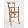 Fauteuil haut de table pro en hêtre ou frêne