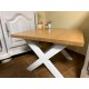 Table basse hêtre peint