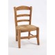 Chaise enfant Louis-Philippe chêne, noyer, frêne, merisier
