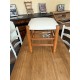 Tabouret merisier vernis