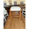 Tabouret merisier vernis