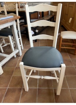 Table de salon merisier peinte
