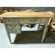 Petit bureau en chêne relooké